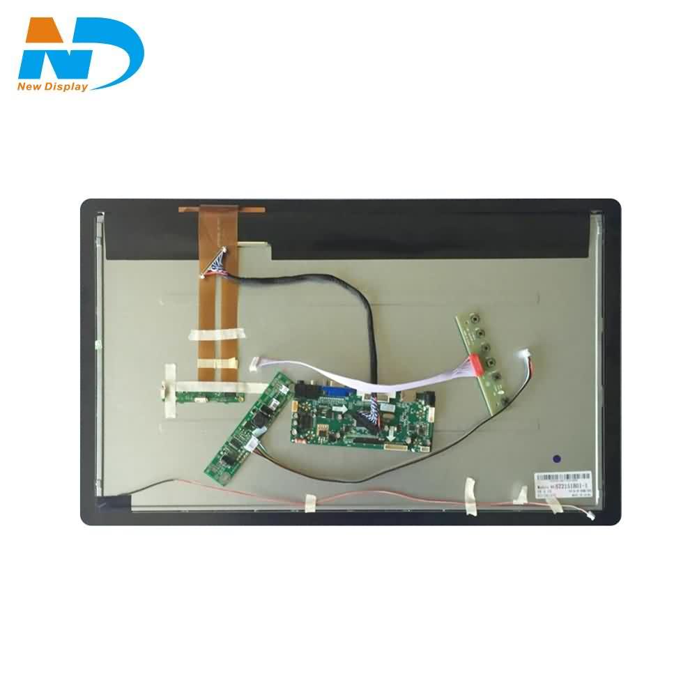 21.5 inch 1920×1080 Resolution LCD Monitor with VGA and DVI Board