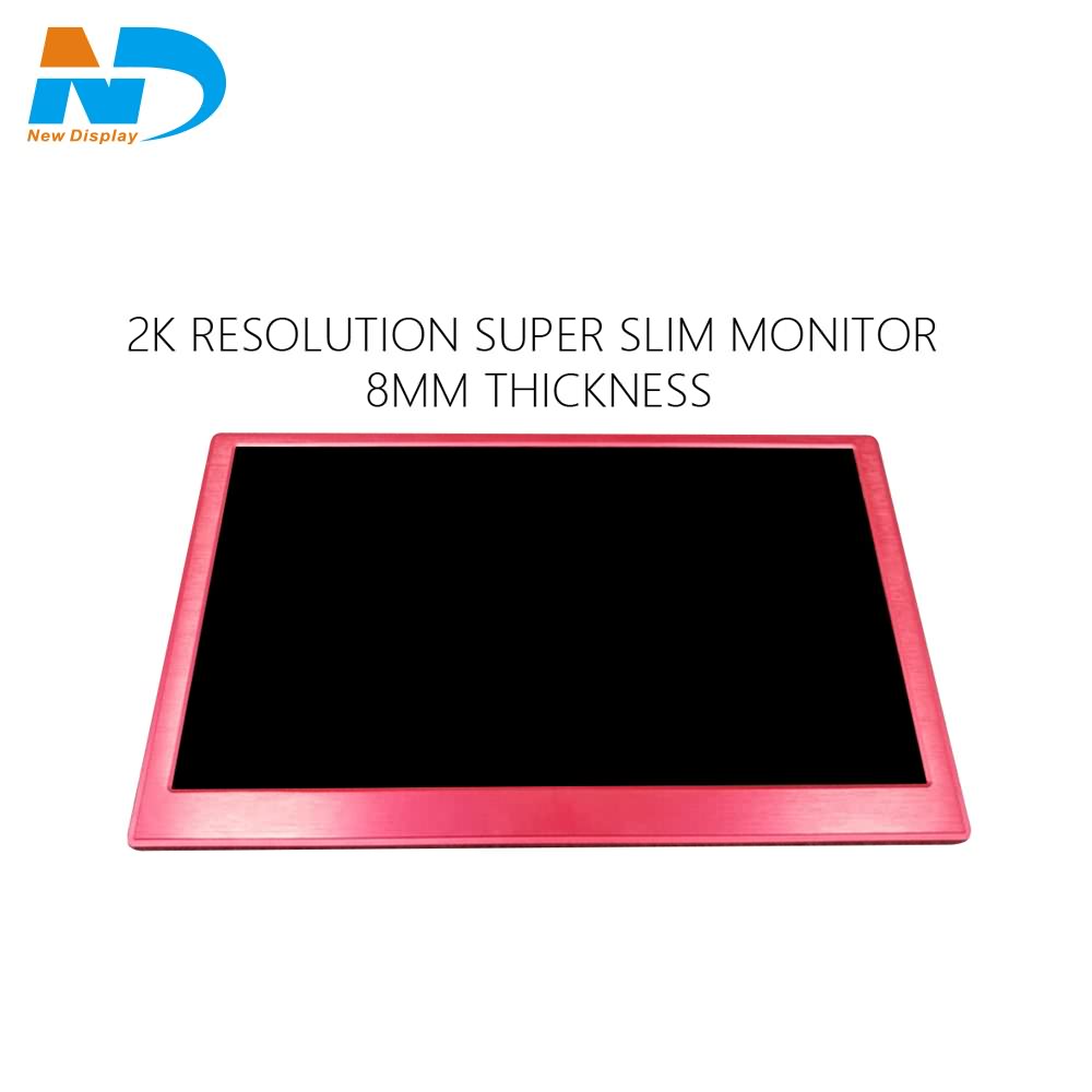 Ultra HD 2K utra thin 8mm thickness industrial and medical patient small size lcd monitor