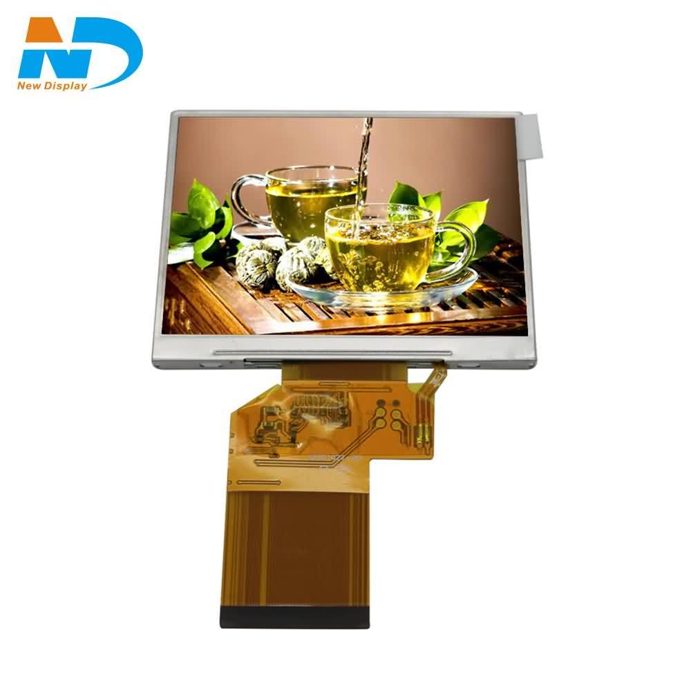 3.5 Inch 320*240 resolution IPS lcd wide view angle LED Backlight LCD Panel with Resistive Touch Screen