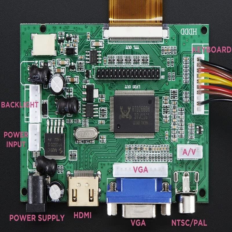 universal lcd lvds controller board for lcd modules