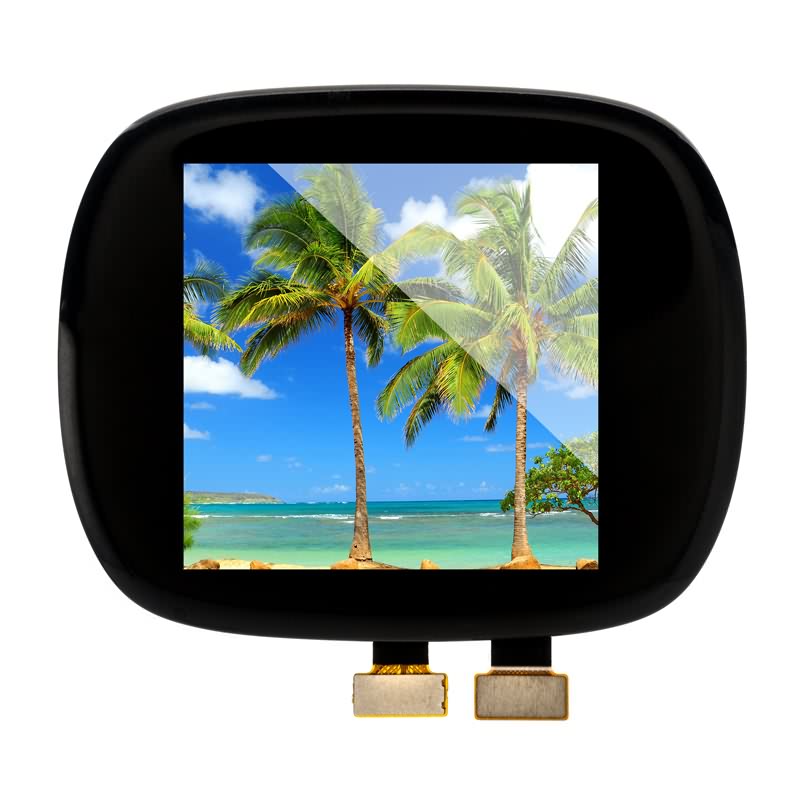 1.63 " color 320*320 OLED panel with capacitive touch screen
