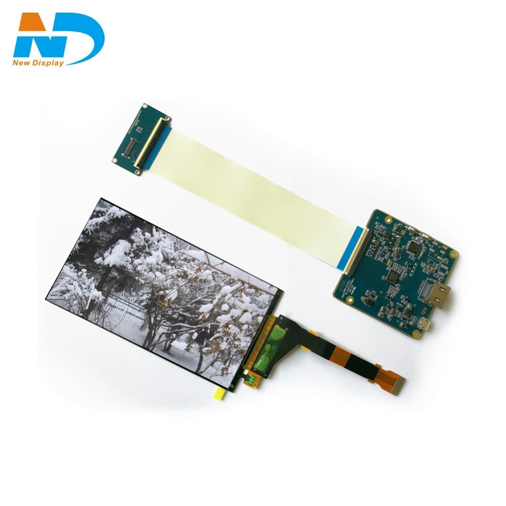 6 ઇંચ 1440P lcd પેનલ 2560×1440 lcd mipi/ 2K lcd પેનલ hdmi થી mipi બોર્ડ સાથે
