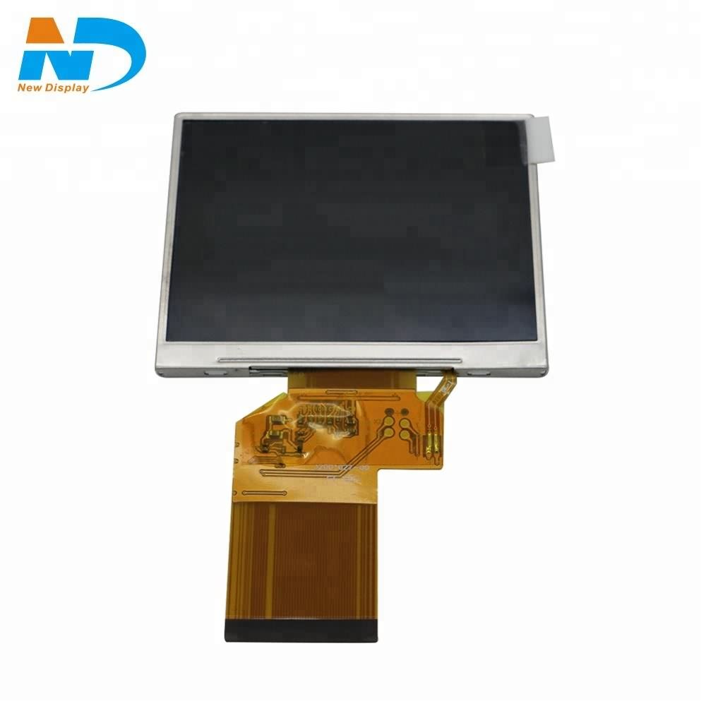 3.5 inch high resolution lcd display 400nits lcd panel long FPC cable display scree