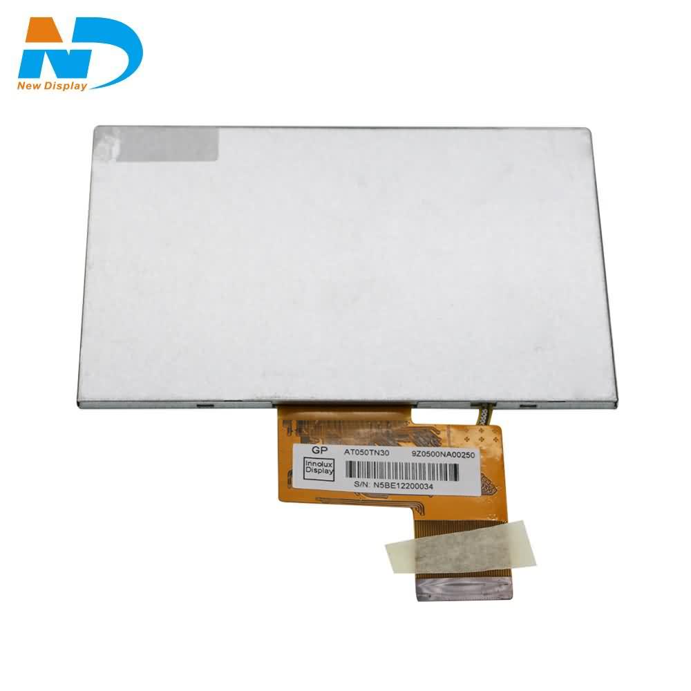 5 Inch Digital Interface LCD Monitor 350 Nits 480*272 Resolution AT050TN33 V.1