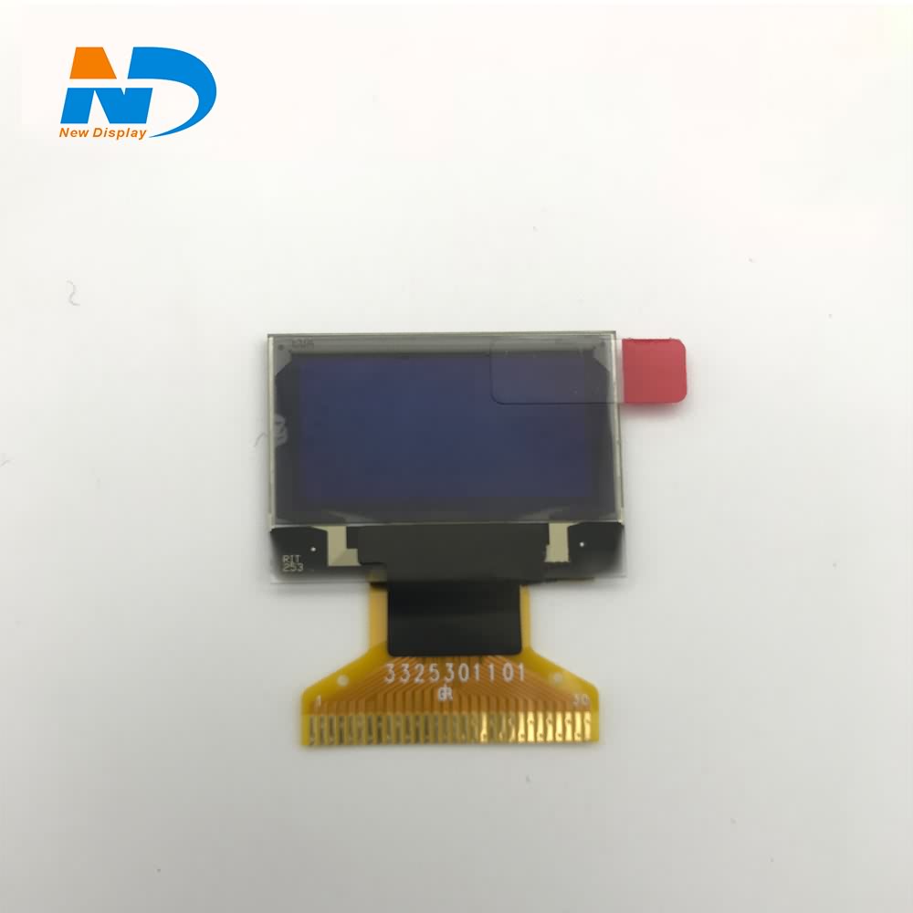 0,95 colio 96 × 64 COG spalvotas mažas LCD ekrano modulis