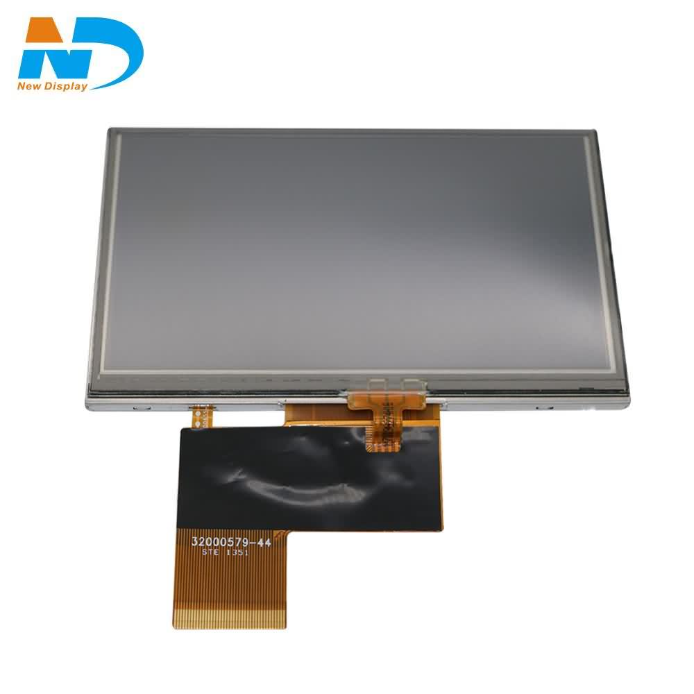 4.3" 480×272 AUO LCD प्यानल G043FW01 V0 एकीकृत नेतृत्व ब्याकलाइट