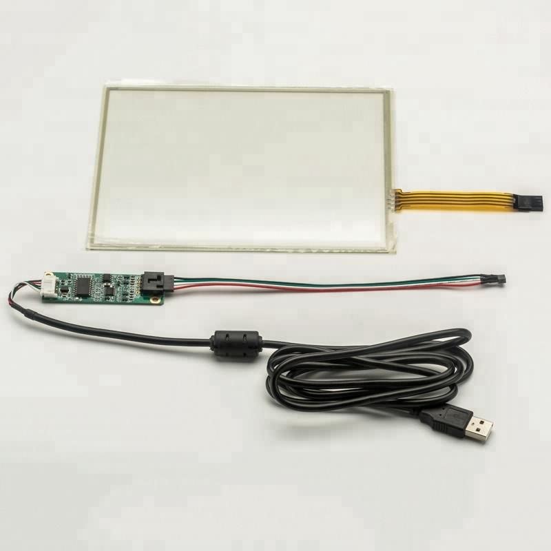 Módulo LCD tft de 4,3 polegadas com painel de toque capacitivo ou painel de toque resistivo