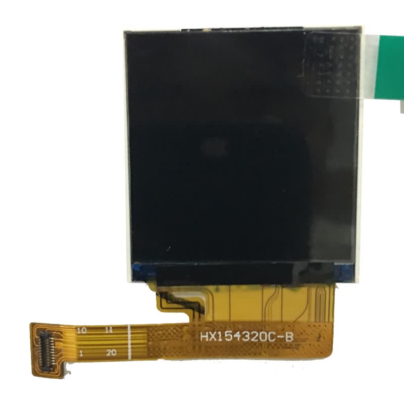 1.54 "کوچنی LCD نمایش سمارټ واچ د اغوستلو وړ واچ LCD پینل YXD154A2301