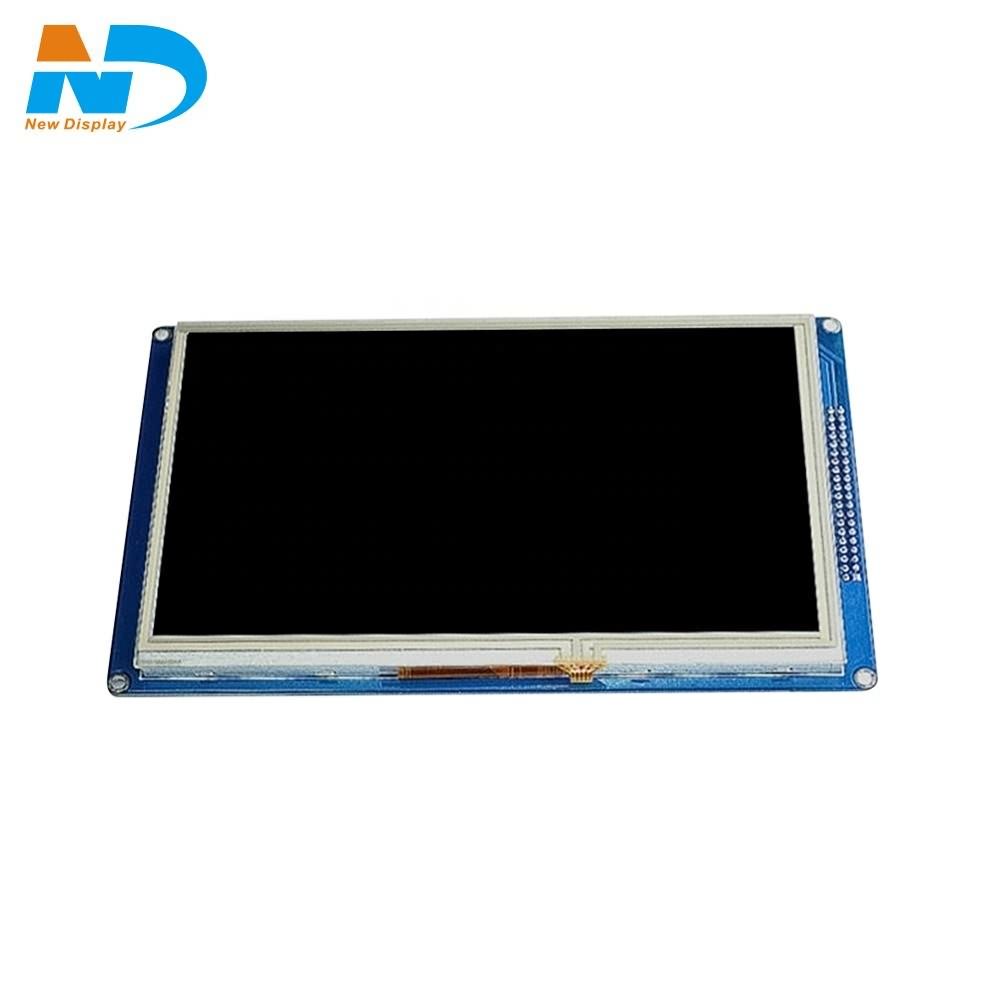7-palcový 800*480 bodový LCD panel s obrazovkou 300 nits, model AT070TN83 V.1