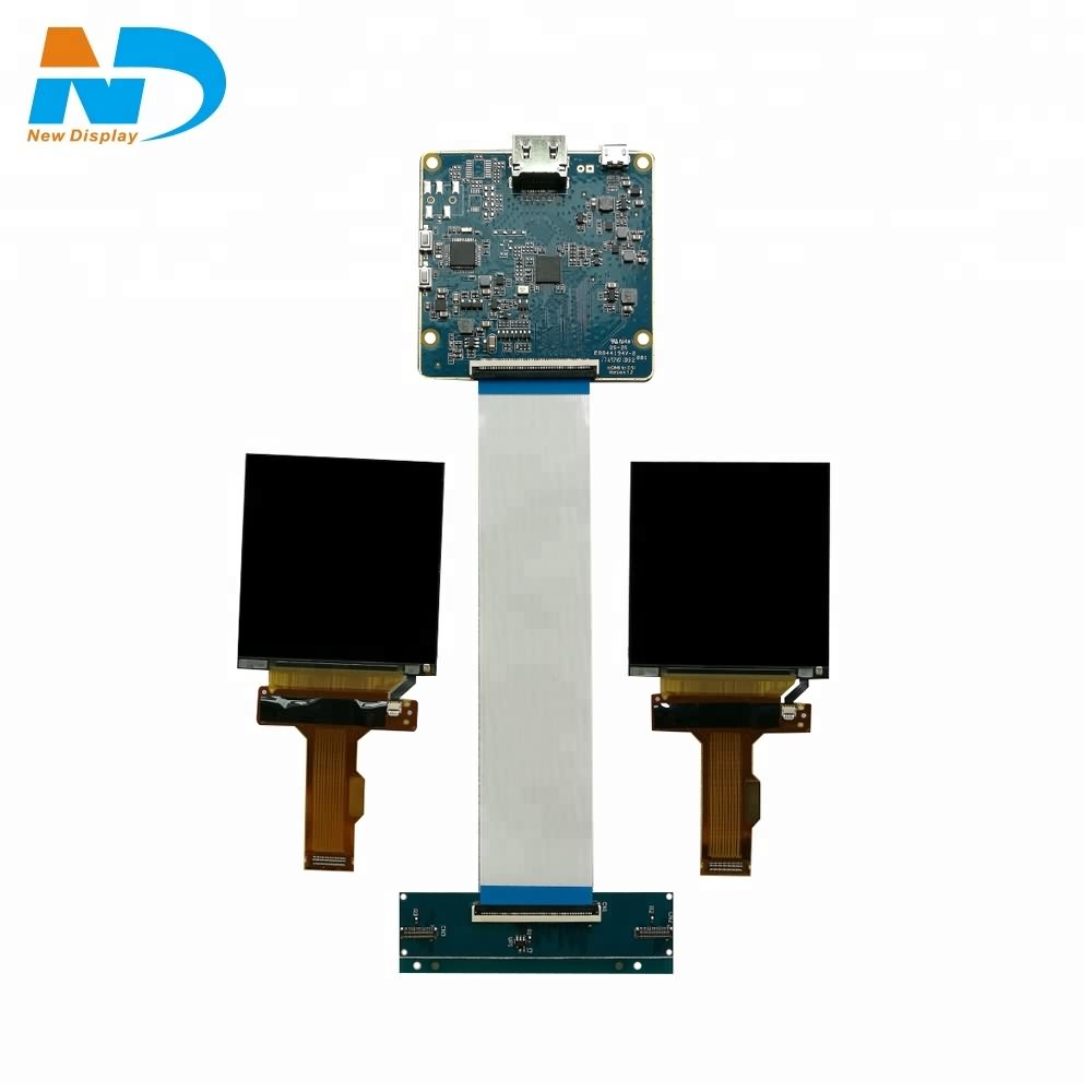 VR application 3.81 inch IPS oled panel 1080×1200 high Resolution display HDMI to MIPI board