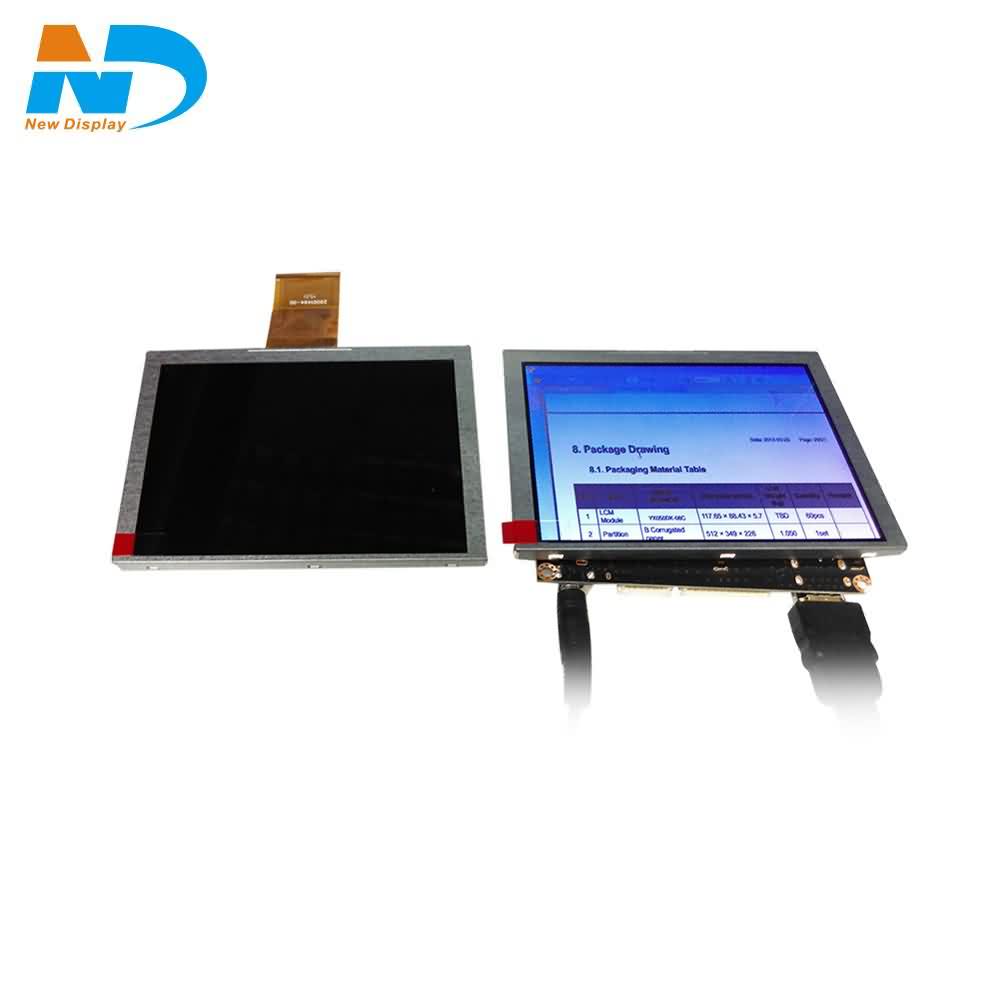 5 inch INNOLUX 250 Nits 640*480 Resolution LCD Display ZJ050NA-08C