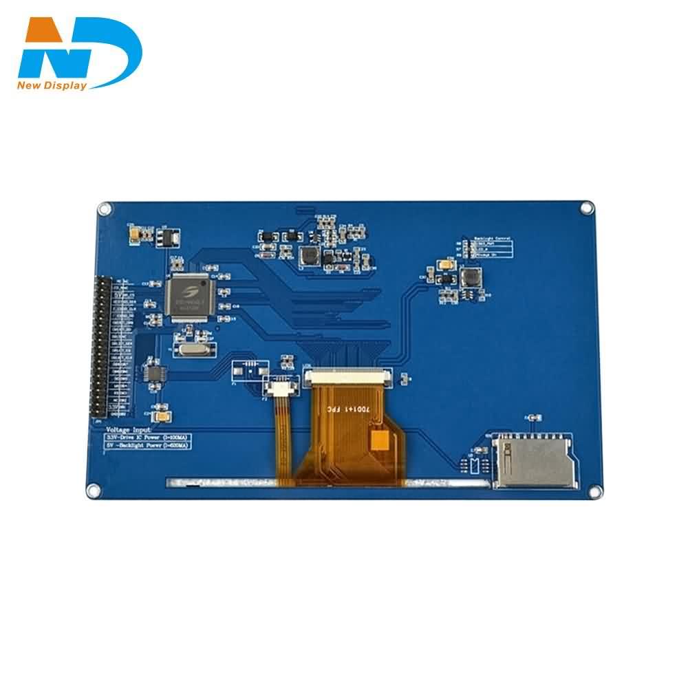 ឧបករណ៍បញ្ជា SSD1963 អេក្រង់ LCD ផ្ទាល់ខ្លួន tft 7 អ៊ីញជាមួយចំណុចប្រទាក់ mcu