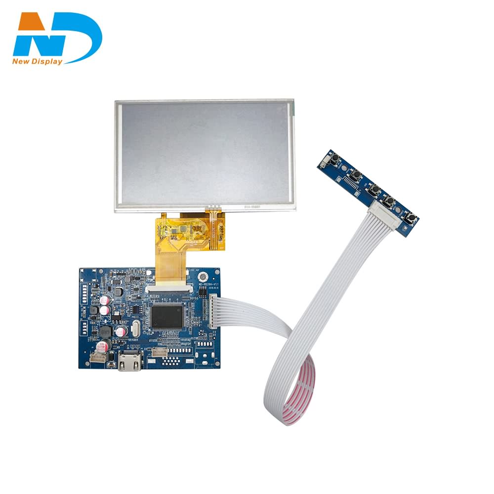800 × 480 5 pulzieri panel lcd LCD iskrin wiri kontrollur bord kit b'HDMI