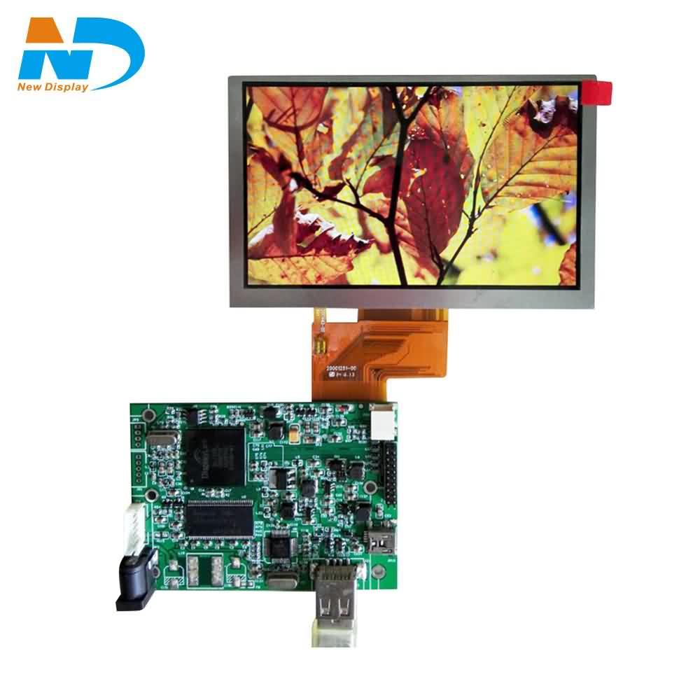 5" 480*272 tft lcd touchscreen with hdmi driver board