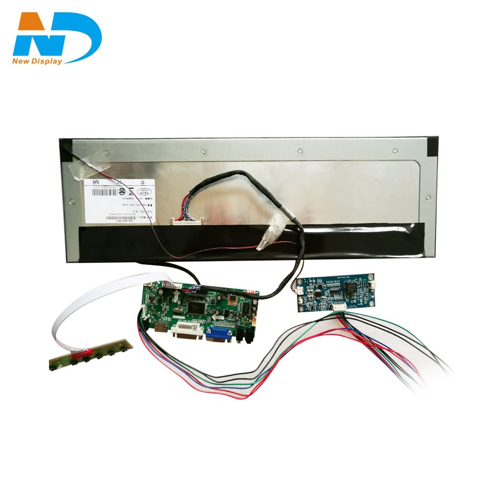 12.3" outdoor bar ultra-wide lcd display for car application