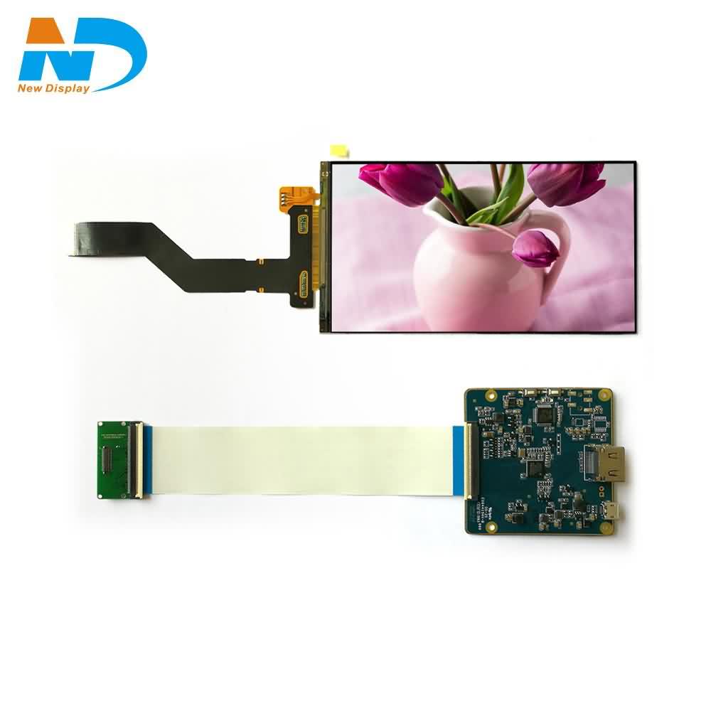 Panell LCD de 6" HD 720p amb placa controladora mipi-hdmi