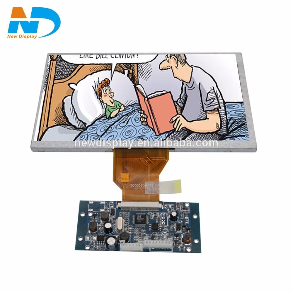 7" 800×480 TFT LCD module with 50pin TTL interface