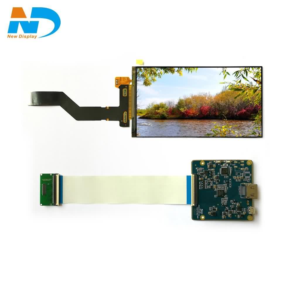 6 duim 1440P LCD-paneel met hoë resolusie met HDMI-bord TFT14402560-3-E