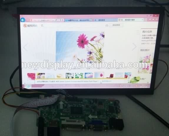 Pantalla LCD TFT de 10,1" 1024 × 600 con placa HDMI YXD101301000