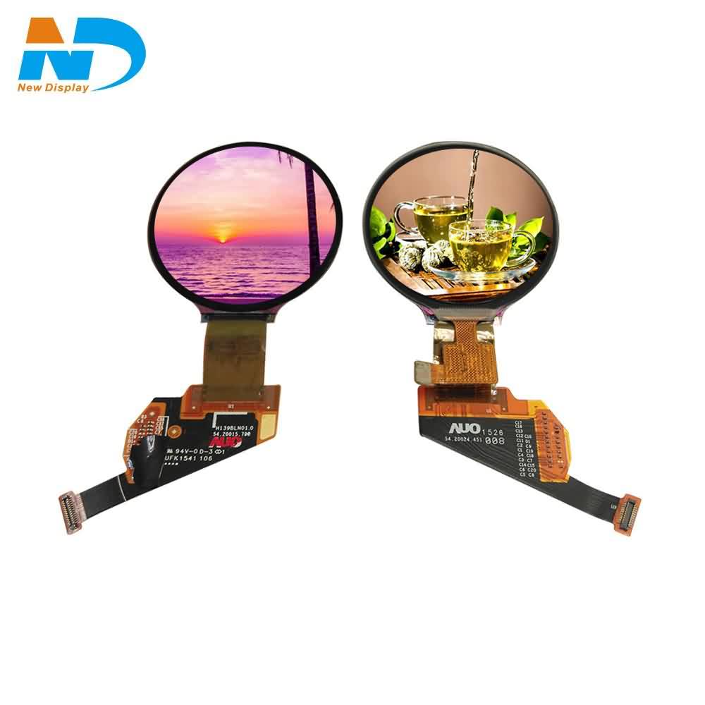 1.39 inch 400*400 Round lcd AMOLED display module