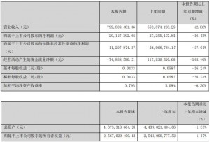 The net profit of Jingwei Huihui kai in the first quarter of 2023 was 20.127,400 yuan, down 26.15% year on year
