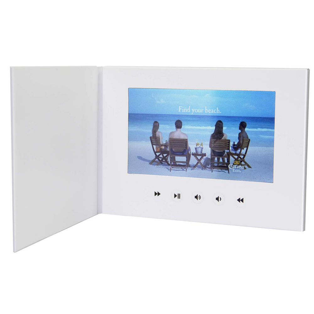OEM Video brožura 2,4″ 4,3″ 5″ 7″ 10,1″ Obrazovka LCD s digitálním fotorámečkem Video přání pro VIP zákazníky