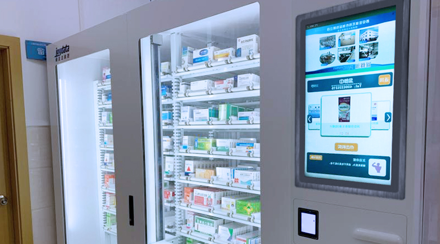 Application of touch display device in smart pharmacy case
