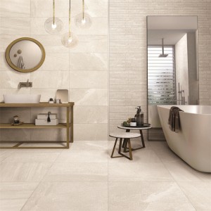 Shell Sandstone Look Porcelain Tile In 600x600mm& 2cm Paver And Bullnose