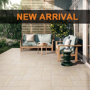 Subgenera Terrazzo lapis porcellana Tile in 600x600mm Cum SmoothGrip perfice umbraticis et Outdoor