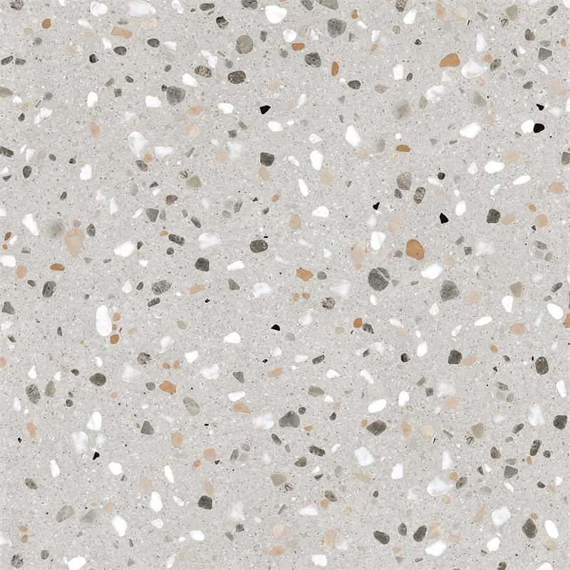 Terrazzo Stone-A Porcelain Tile In 600x600mm SmoothGrip Finish Anti-Slip P4