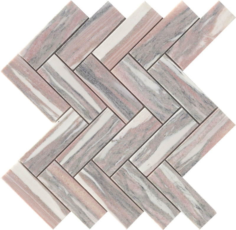 Wholesale Cecily Pattern Polished Marble Mosaic Tile - Herring bone Shape – Missippi