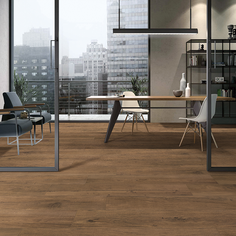 What are the benefits of wood porcelain tiles?