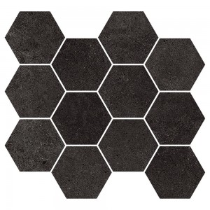 Paradigm Cement Look Porcelain Mosaic In Arrow, Hexagon, Herringbone, Finger and Linear Shapes