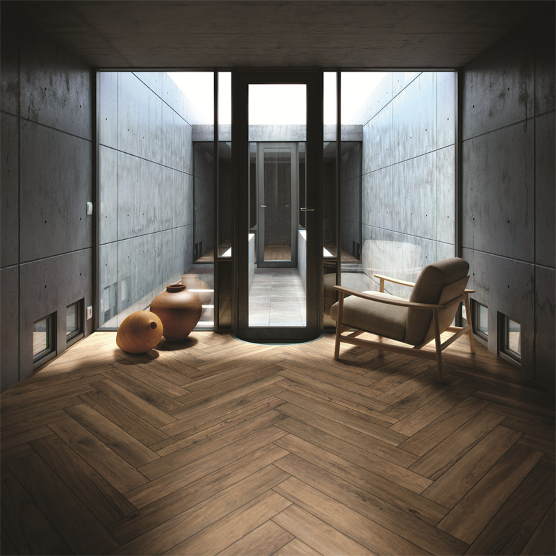 High definition Old Concrete Roof Tiles - Oak Timber Look Porcelain Tile With Anti-slip Finish In 200x1200mm – Missippi