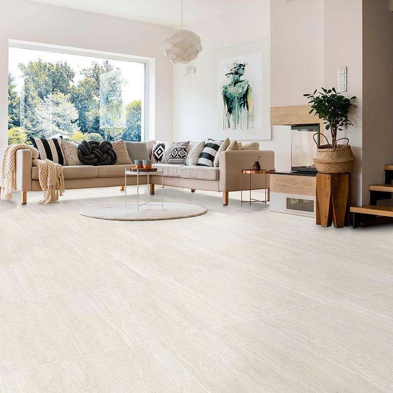 Low MOQ for Decorative Italian Travertine White Marble Floor Tile Weight 600X1200 Ceramic Full Polished Glazed Tiles