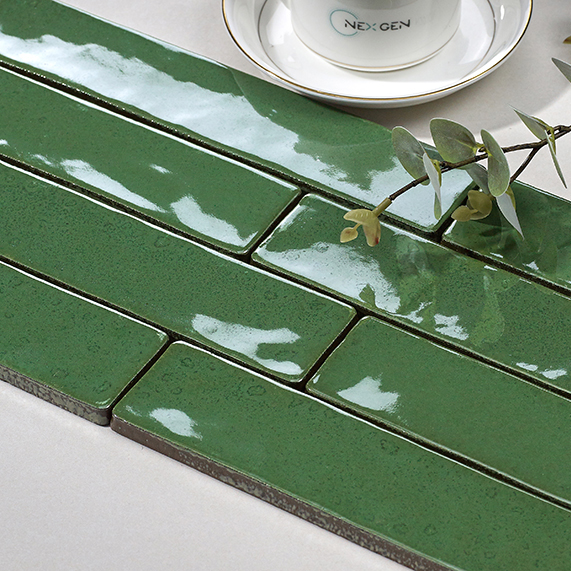 Mykons Handmade Tile In Size  50x250mm & 132x132mm