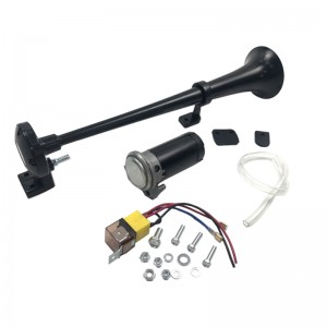 Nitoyo Loud Speaker Tweeters Single Dual Trumpet Air Horn Kit with Compressor for Car Truck Train Car Horn