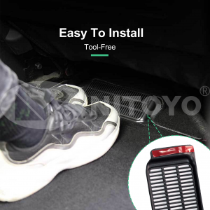 NITOYO Backseat Air Flow Vent Cover fit for tesla model 3
