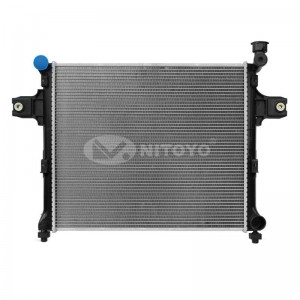 Manufacturer for Dodge Ram Aluminum Radiator - Factory hot selling China Auto Radiator Cooling Fan AC Condenser Assembly – Nitoyo