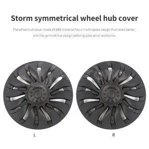 NITOYO Hubcaps 19 Inch Wheel Protector Set of 4 PCS（19in style1） fit for Tesla Model Y