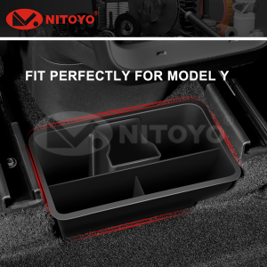 NITOYO  Rear Center Console Organizer Tray Fit For Tesla Model Y