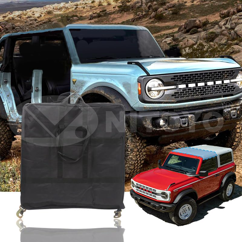 NITOYO Hard Top Storage Bag (Front top Storage for 2/4 Door) Fit for Ford Bronco 2023 2022 2021 Featured Image