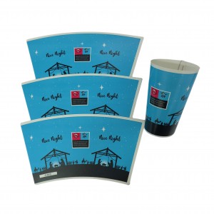 Hot sale PE PLA Single Wall Paper Cup Fan Roll Raw Material by Paper Cup Making Machine