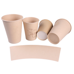 Competitive Price for Full Color Printing Corrugated Paper Cup Fan Wholesale Coffee Paper Cup Fan with Low MOQ