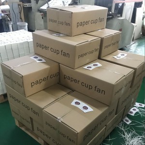 18 Years Factory Cheapest Custom Logo Printing PE Coated Paper Cup Fans