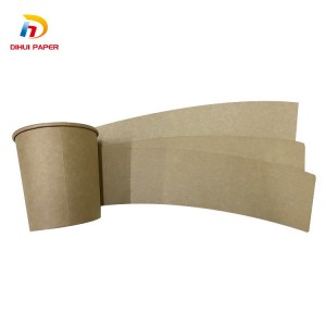 Rabattert pris Kina 58GSM hvit og brun farge PE-belagt papir i rull Q291231