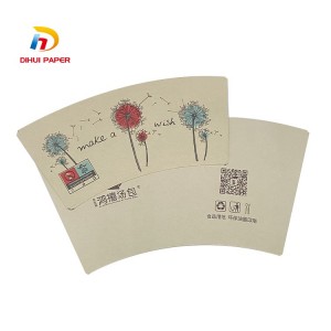 Low price for Disposable Cup Fan Coffee Paper Cup Fan Raw Material for Paper Cup