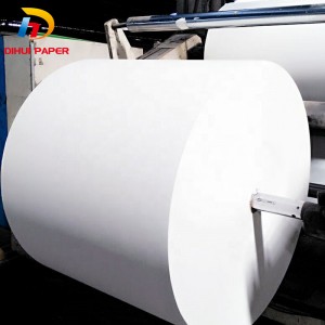 Κορυφαία σε πωλήσεις Κίνα 100% Pure Bamboo Pulp Paper Cup Use Paper 160GSM PE Coated Kraft Paper in Roll 120gr