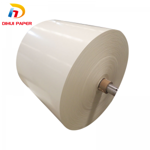 Meilleure vente en Chine 100% pur papier de pâte de bambou tasse utiliser du papier 160GSM PE enduit papier kraft en rouleau 120gr