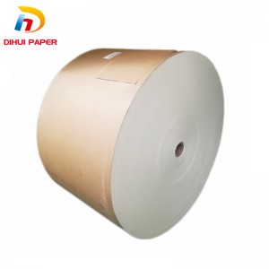 cangkir kertas bahan baku food grade pe coated jumbo roll